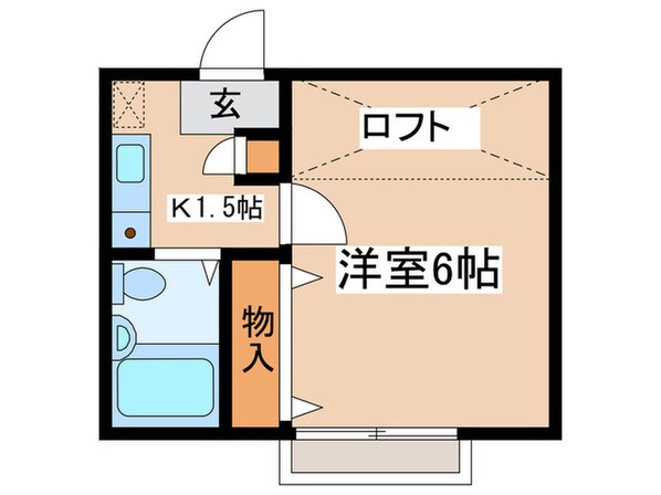 パームタウン小田原の物件間取画像